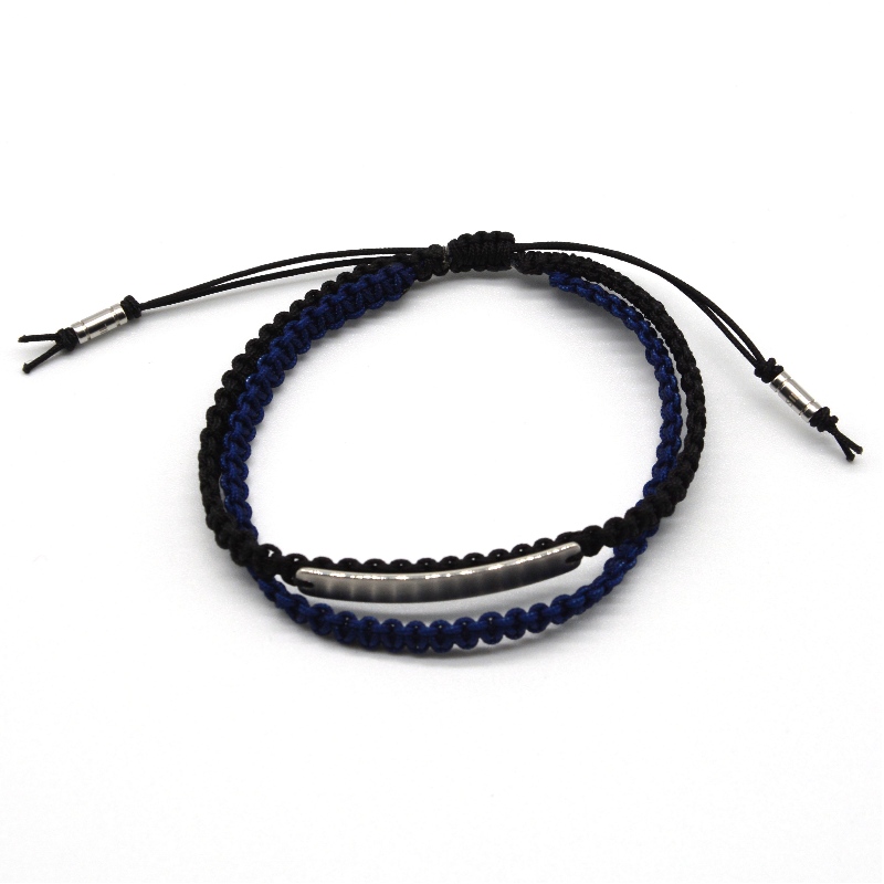 Stainless steel accessories woven rope bracelet rfbbg2121