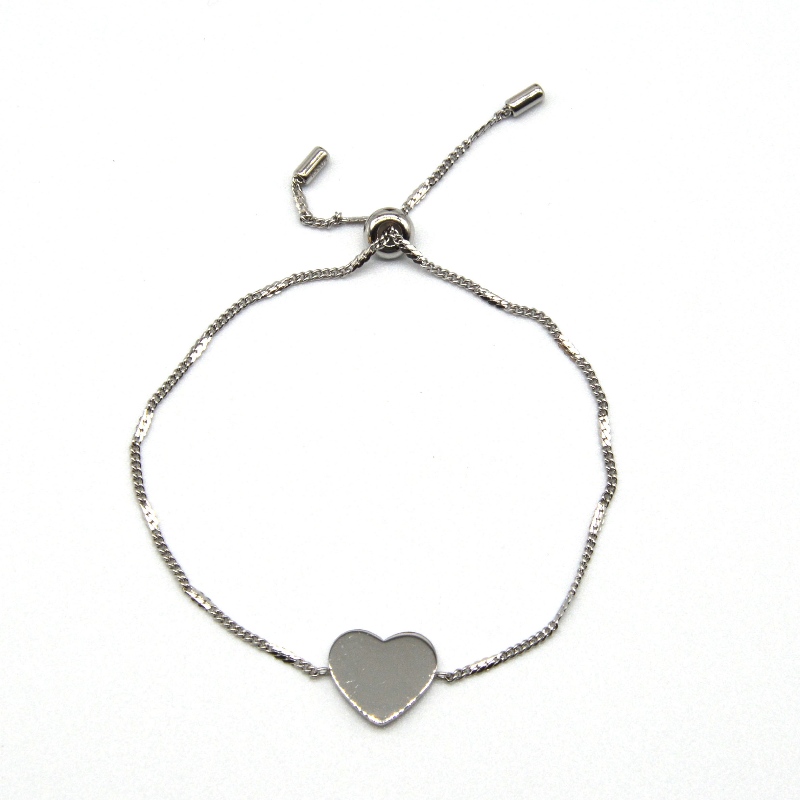 Stainless steel heart bracelet rfbbg1779