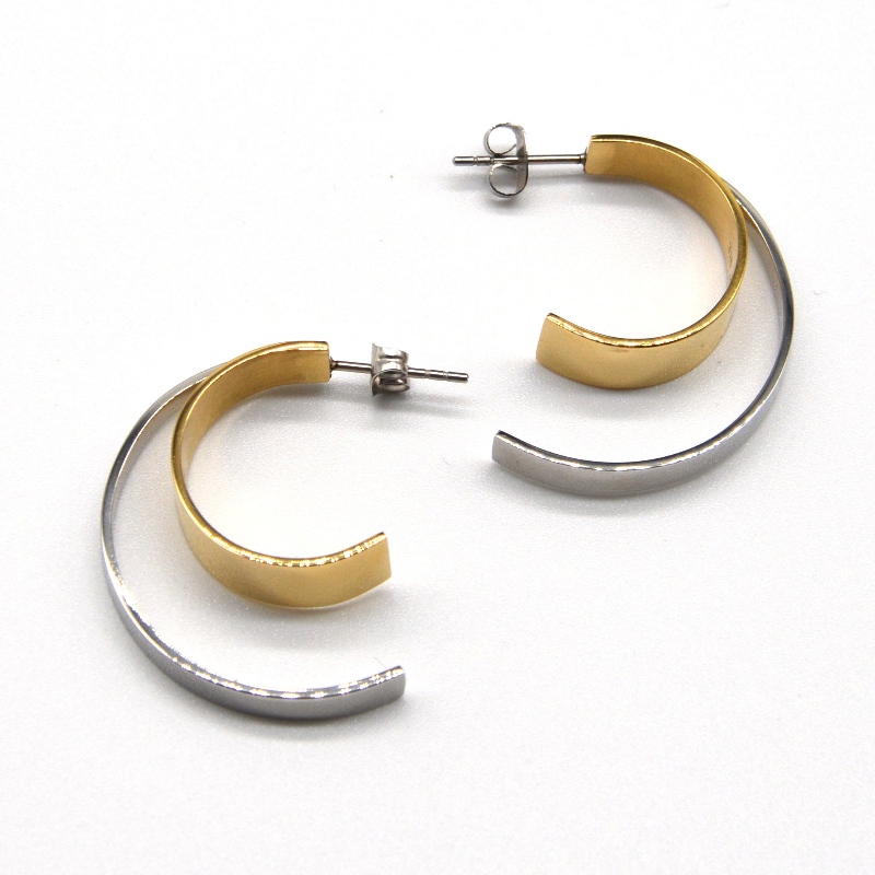 Stainless steel C-type Earring rfbear0165