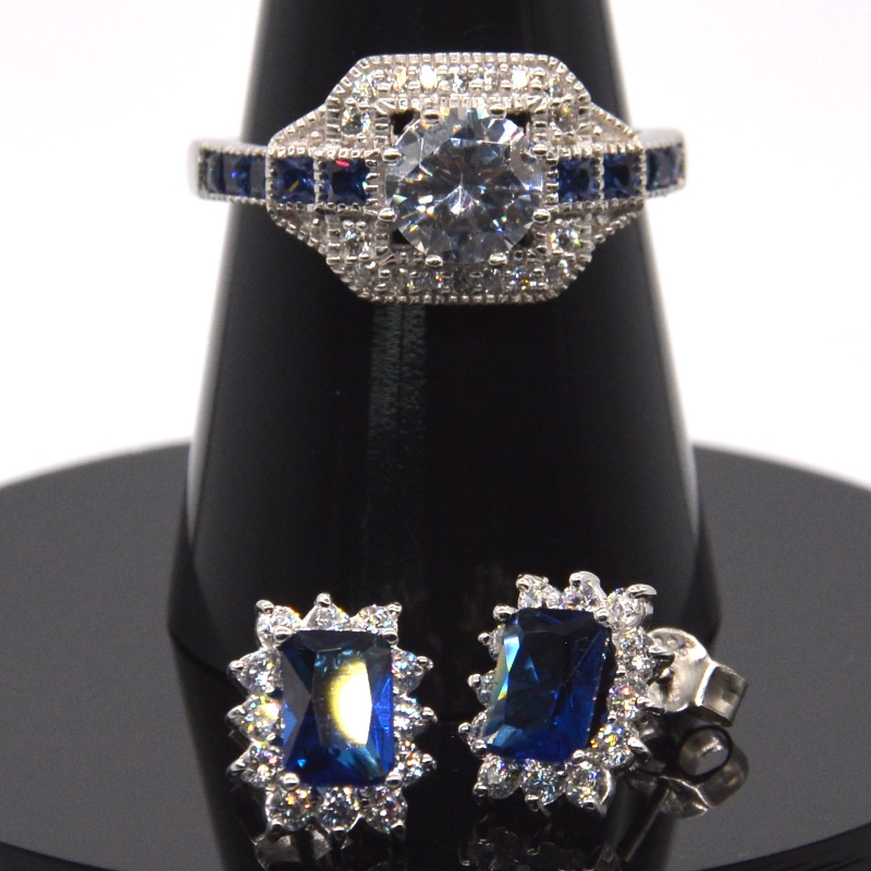 Silverjewelry  Fashionsilverjewelry  Silverware  Ring Necklace  RFBSLTZ001